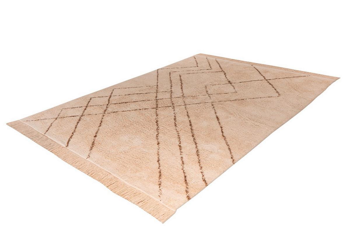 TEPPICH MYLEN 425 CREME / BRAUN - Creme/Braun, Konventionell, Textil (120/170cm) - Kayoom