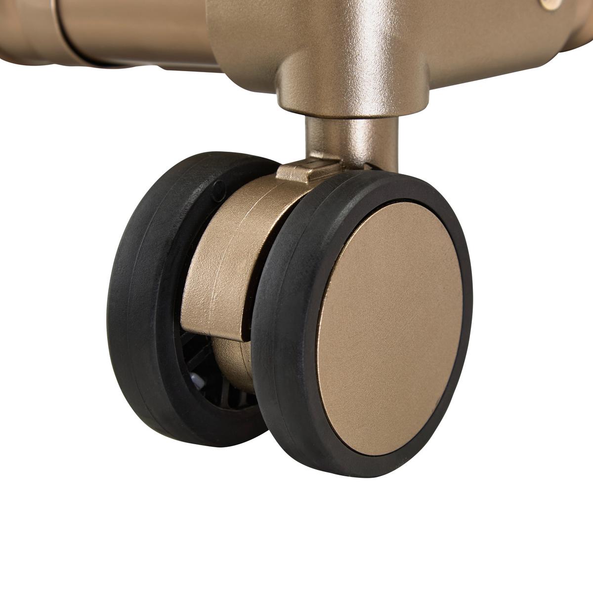 Reisekoffer Dubai Goldfarben - Goldfarben, KONVENTIONELL, Metall (56/36/22cm) - Mömax