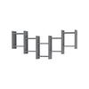 Stenski Regal Bat, Antracit - antracit, Design, leseni material (151/64/20cm) - Livetastic