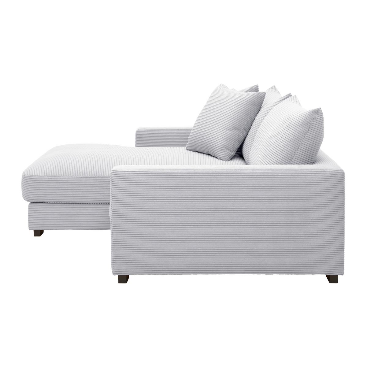 Kutna  Garnitura Pedro - svijetlo siva, Moderno, tekstil (180/83/265cm) - Mömax