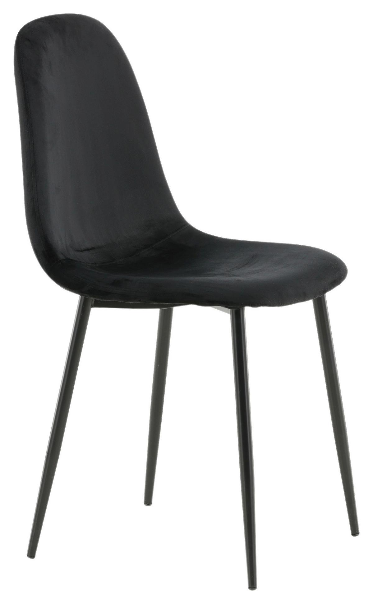 STUHL-SET POLAR - Schwarz, Design, Kunststoff/Textil (44/88/53cm) - Livetastic
