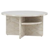 Couchtisch Ålesund ca. 85x85x42 cm Beige - Beige, Design, Holzwerkstoff (85/85/42cm) - Livetastic