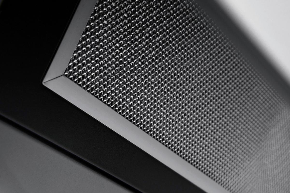 Kuhinjska Napa Skala, 60cm - črna, Trend, kovina/steklo (59,5/74,2-109,2/38,5cm) - Respekta