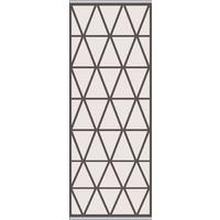 Flachwebeteppich Phoenix ca. 80x200cm - Anthrazit/Silberfarben, Modern, Textil (80/200cm) - Modern Living