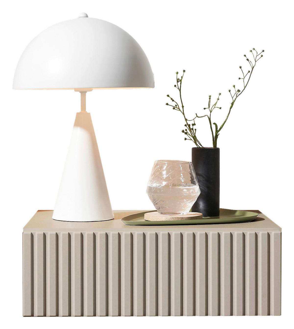 SZAFKA NOCNA TABONI - kaszmir, Konventionell, materiał drewnopochodny (42/14/30cm) - Boxxx