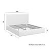 STOFFEN BED ALBA - Beige/Natuurlijke kleuren, Modern, Hout/Kunststof (180/200cm) - Bessagi Home