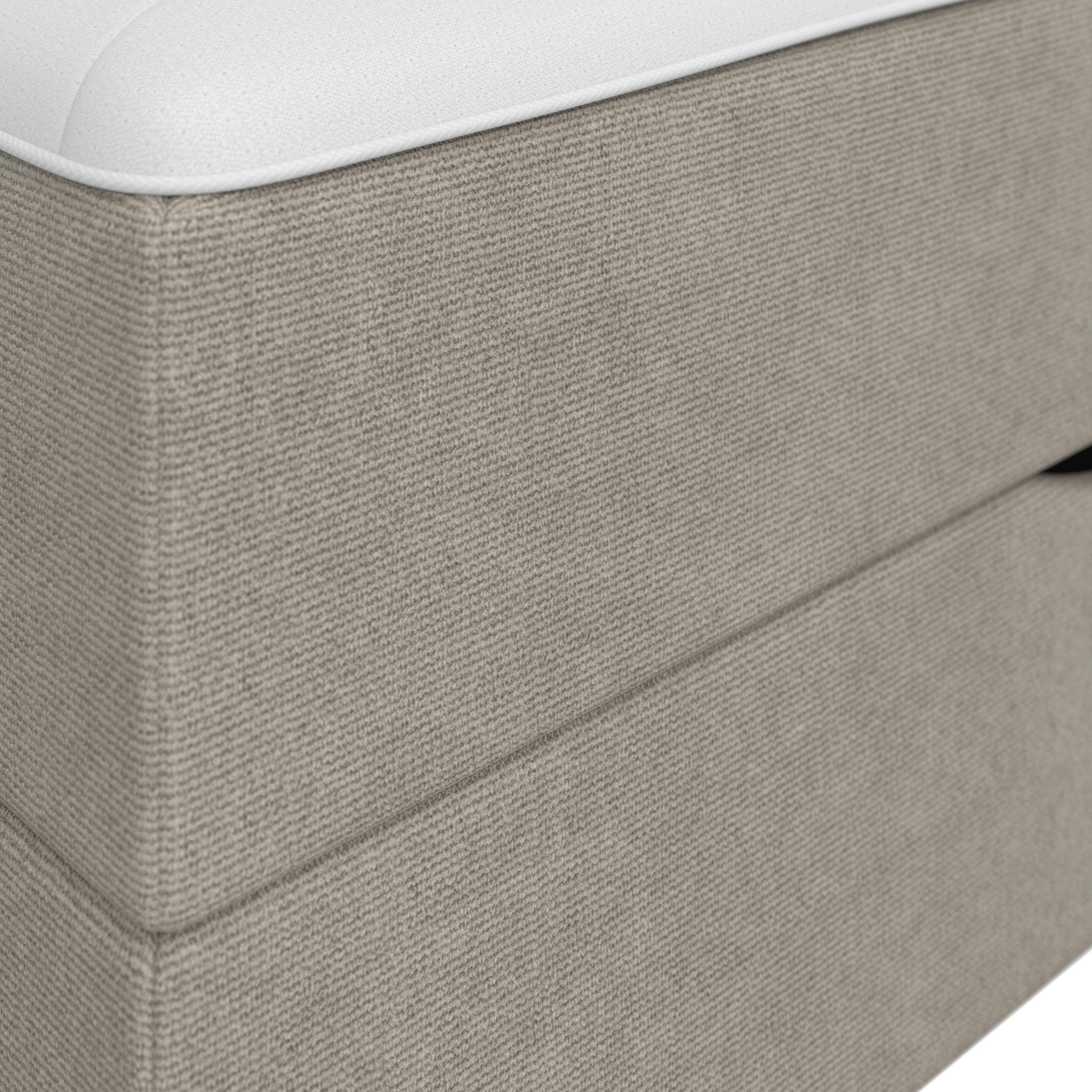 BOXSÄNG ACE - beige/svart, Modern, trä/textil (120/200cm) - Bessagi Home