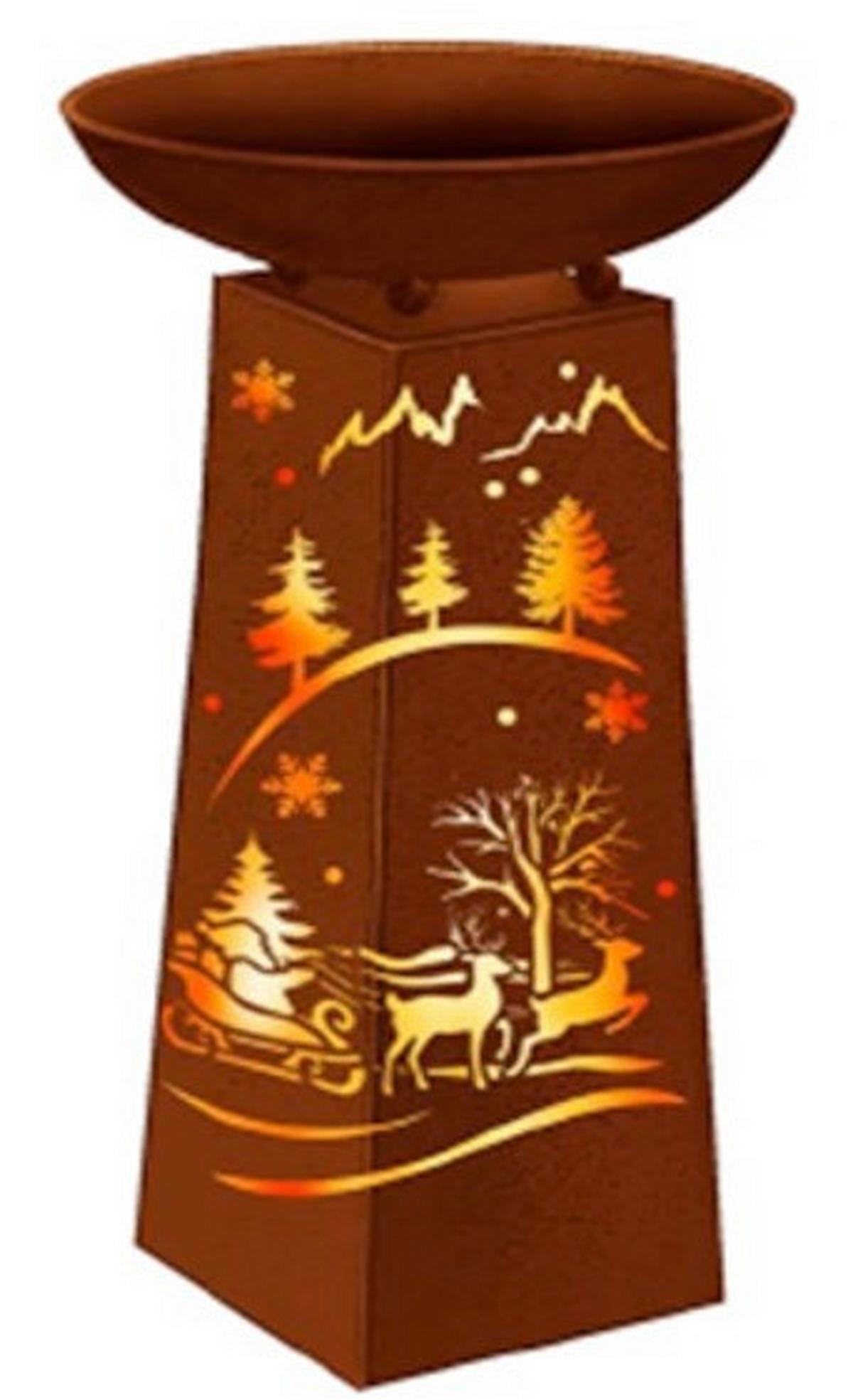 KWIETNIK 64134 - Basics, metal (25/59cm) - X-Mas