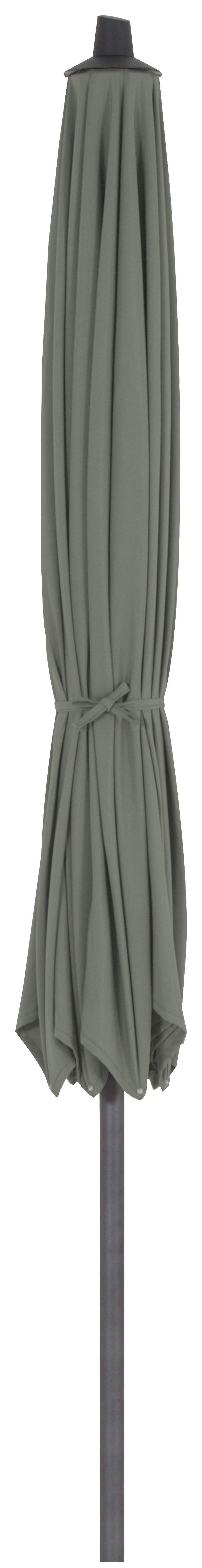 Sonnenschirm BHT 300x256x200 cm Anthrazit/Olivgrün - Anthrazit/Olivgrün, KONVENTIONELL, Textil/Metall (300/200cm) - Siena Garden