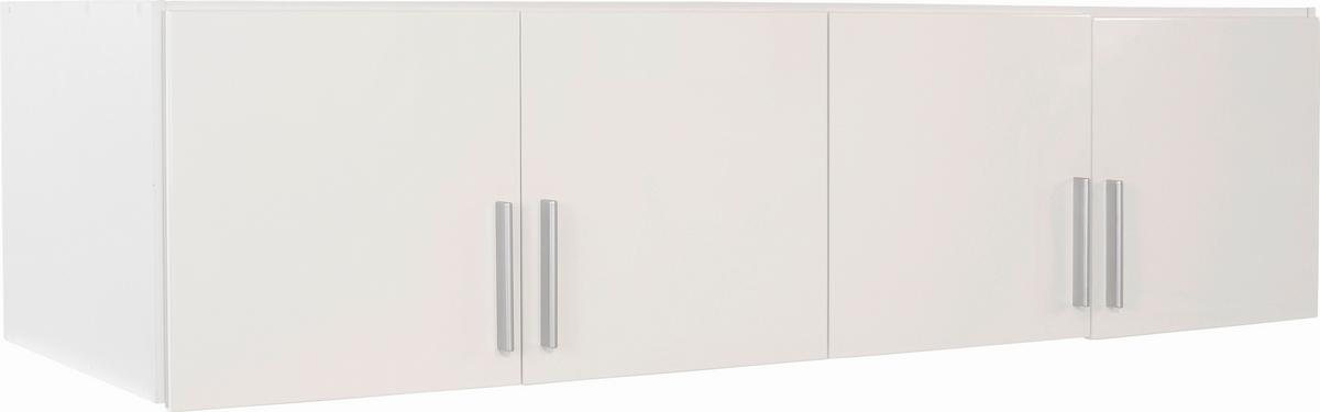 Nastavak Ormara Celle - bijela/bijela visoki sjaj, Moderno, drvo/plastika (181/40/54cm) - Modern Living