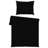 Bettwäsche Iris Schwarz ca. 140x220cm - Schwarz, MODERN, Textil (140/220cm) - Modern Living
