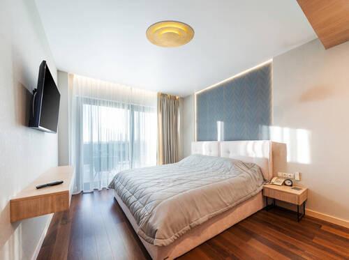LED-Deckenleuchte Heda Goldfarben max. 24 Watt - Goldfarben, Design, Metall (35/4,7cm) - Globo