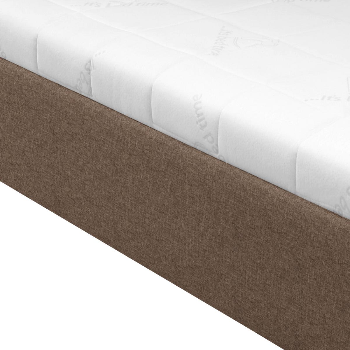 Tapecirani Krevet Stilo - bijela/boje kroma, drvo/tekstil (120/200cm)