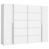Omara Za Oblačila Narago, Bela - bela/barve aluminija, Moderno, kovina/umetna masa (270/210/61cm) - MID.YOU