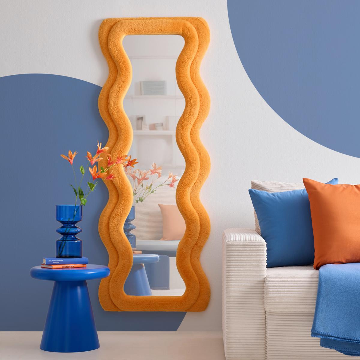 Spiegel Suki Orange ca. 60x160x4cm - Orange, LIFESTYLE, Glas/Holzwerkstoff (60/160/4cm) - Mömax