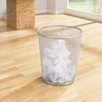 Papierkorb Mesh - Silberfarben, Basics, Metall (30,5/34,5/29,5cm) - X-MAS
