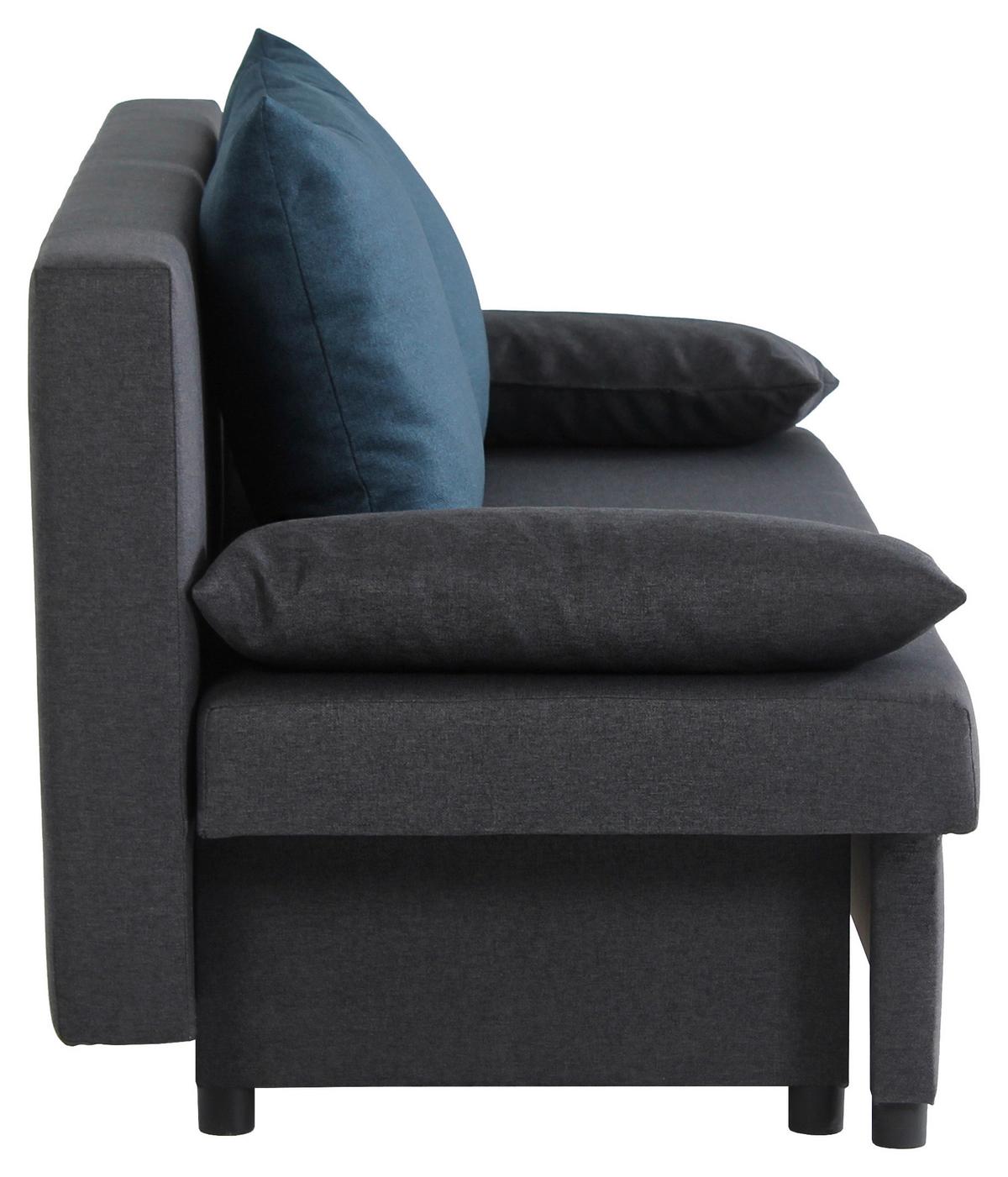 Trosjed Na Razvlačenje Neo *ph* - tamno siva/plava, Basics, tekstil/plastika (192/82/82cm) - Best Price