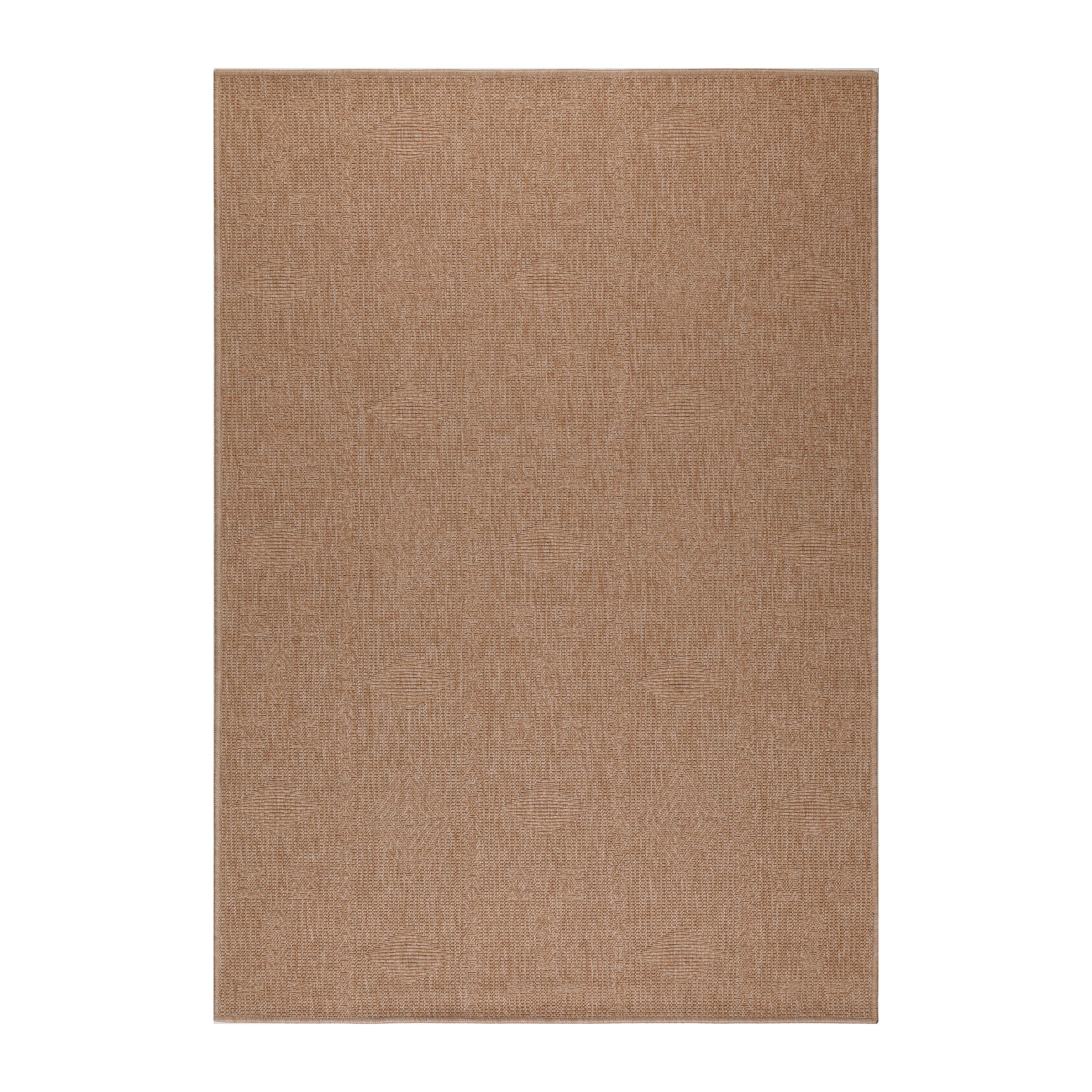 Outdoorteppich Dhaka Beige ca. 80x250cm - Beige, Basics, Textil (80/250cm) - Novel
