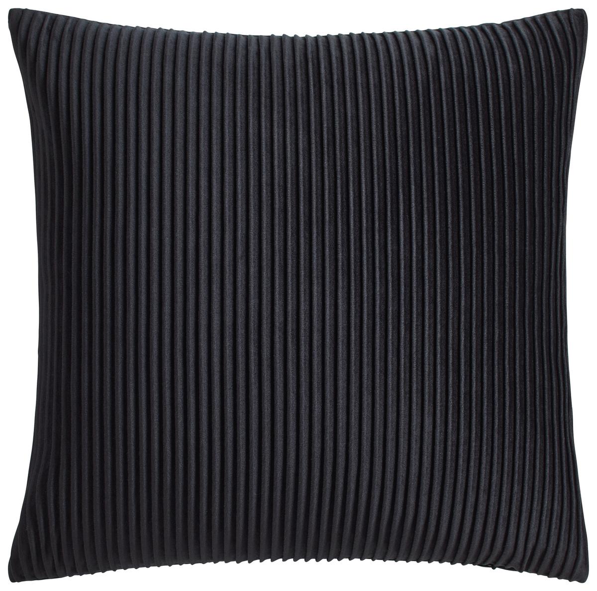 Zierkissen Melania in Schwarz ca. 45x45cm - Schwarz, ROMANTIK / LANDHAUS, Textil (45/45cm) - Modern Living