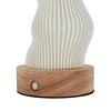 PORTABEL LAMPA GIRTL - vit/naturfärgad, Modern, metall/trä (14/21cm) - Mömax