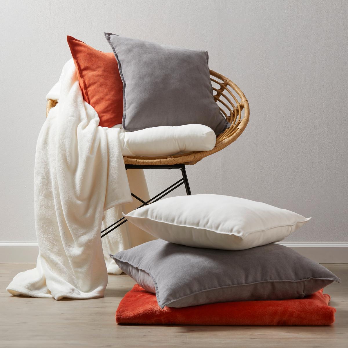 Kuscheldecke Michael in Weiß ca. 220x240cm - Weiß, Textil (220/240cm) - Modern Living