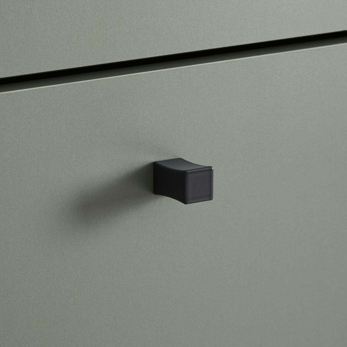 Schuhkipper Flap in Mintgrün - Schwarz/Mintgrün, MODERN, Holzwerkstoff/Metall (60/168/16cm) - Mömax