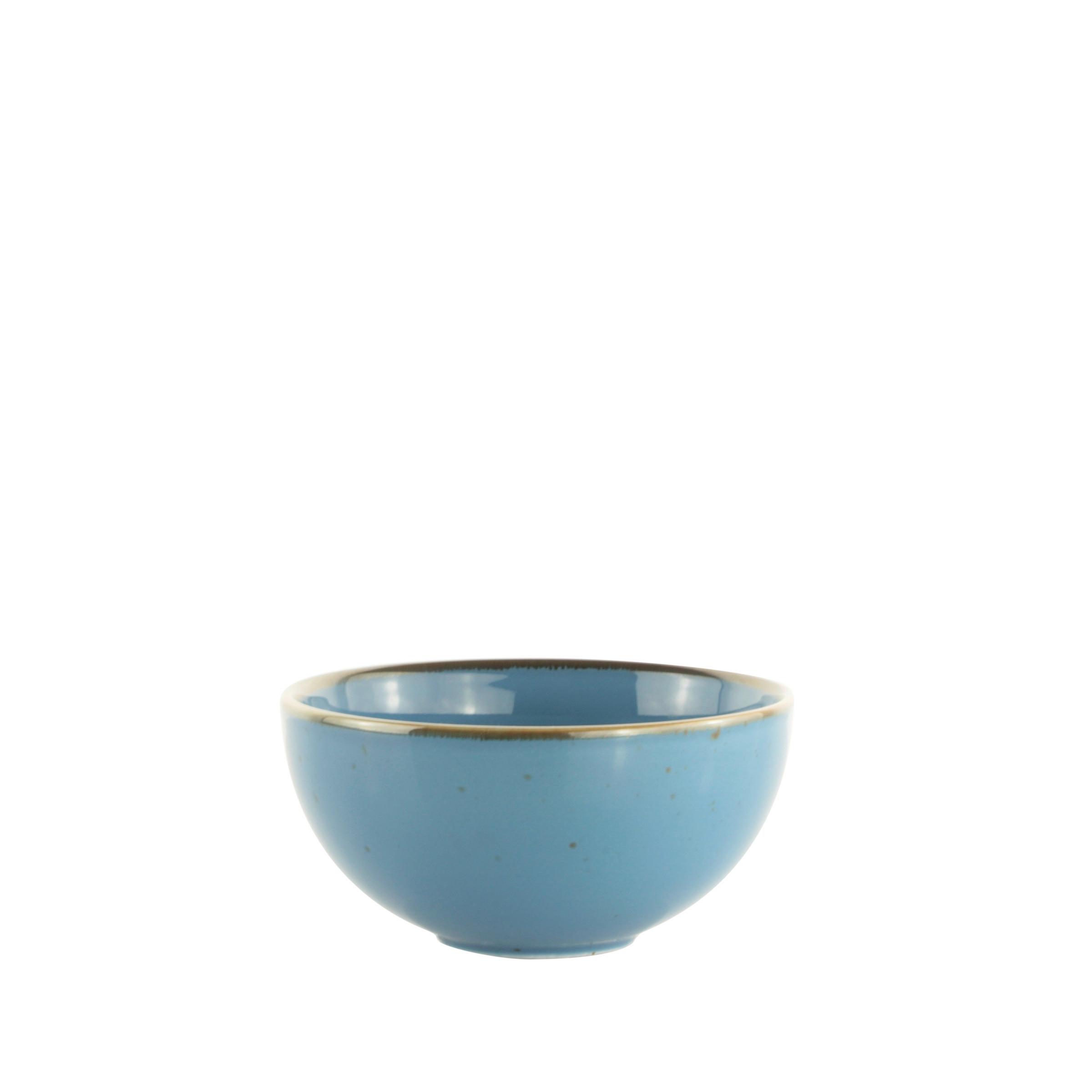 Schale Capri aus Prozellan Ø 11,5cm - Blau, Modern, Keramik (11,5/5,7cm) - Premium Living