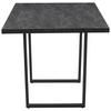 UTDRAGBART BORD NILS 2 -TOP- - mörkgrå/svart, Design, metall/trämaterial (140-180/85/76cm) - Mömax