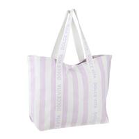 Torba Za Na Plažo Mia - lila/bela, tekstil (43/60/18cm) - Mömax