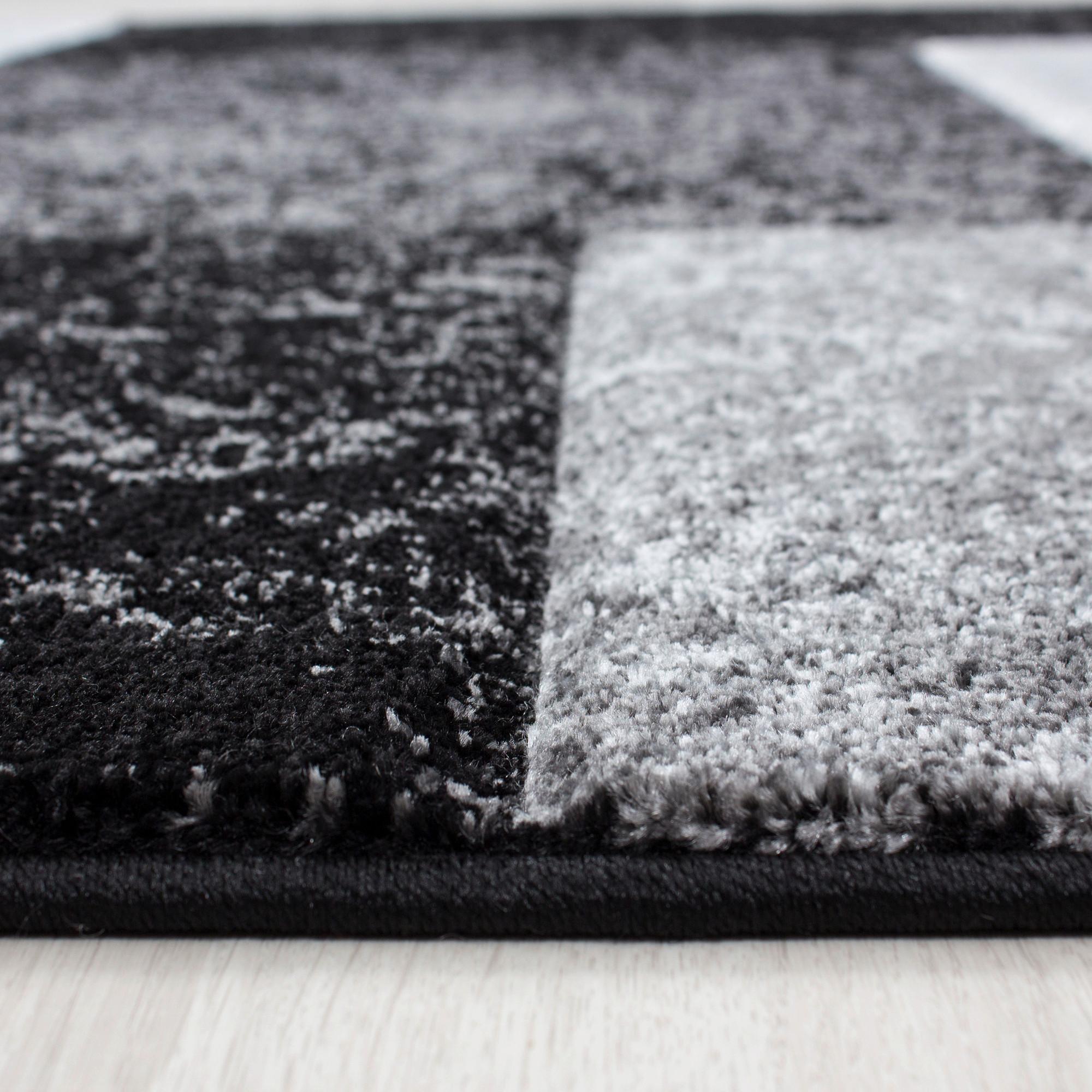 Webteppich Hawaii Schwarz ca. 80x300cm - Schwarz, KONVENTIONELL, Textil (80/300cm) - Novel