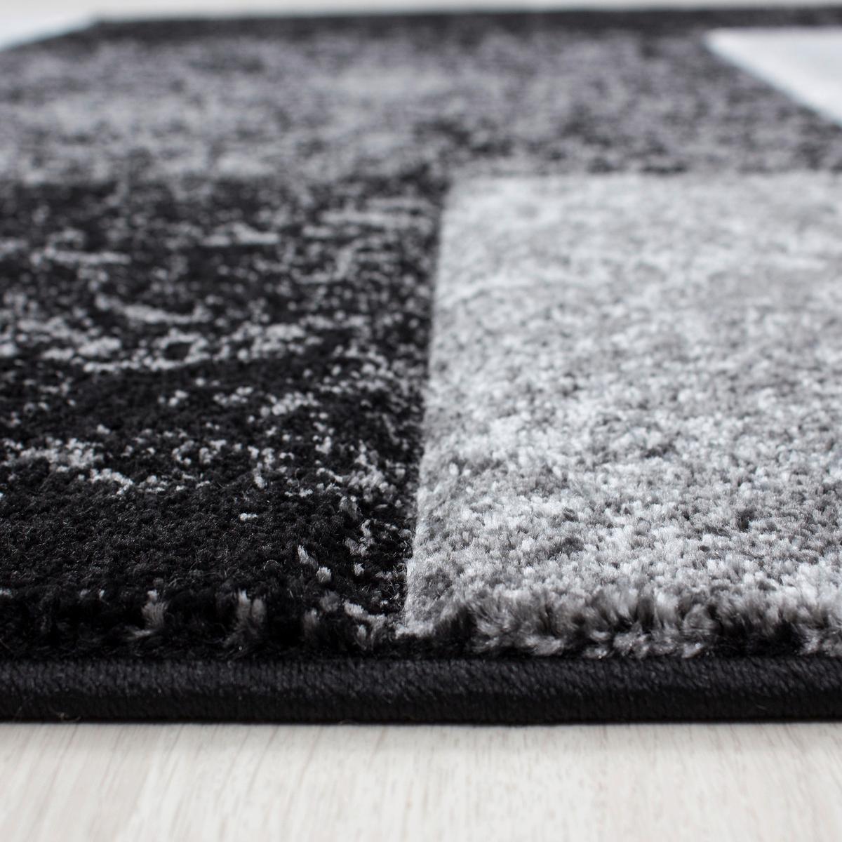 Webteppich Hawaii Schwarz ca. 160x230cm - Schwarz, KONVENTIONELL, Textil (160/230cm) - Novel