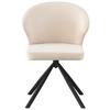 STOL JANA -BASED- - beige/svart, Lifestyle, metall/textil (55/81,5/58cm) - Based