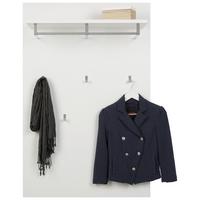 Garderobenpaneel in Weiß - MODERN (85/130/30cm) - Premium Living
