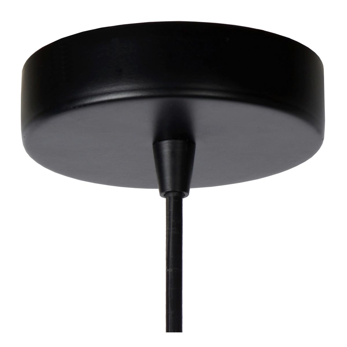 Hängeleuchte 00424/01/30 Ruben - Schwarz, Basics, Metall (22/22/150cm) - Lucide