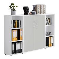 AKTENSCHRANK OFFICE EDITION - SW SET 2 - Hellgrau/Weiß, MODERN, Holzwerkstoff (172,6/113,6/33cm) - MID.YOU