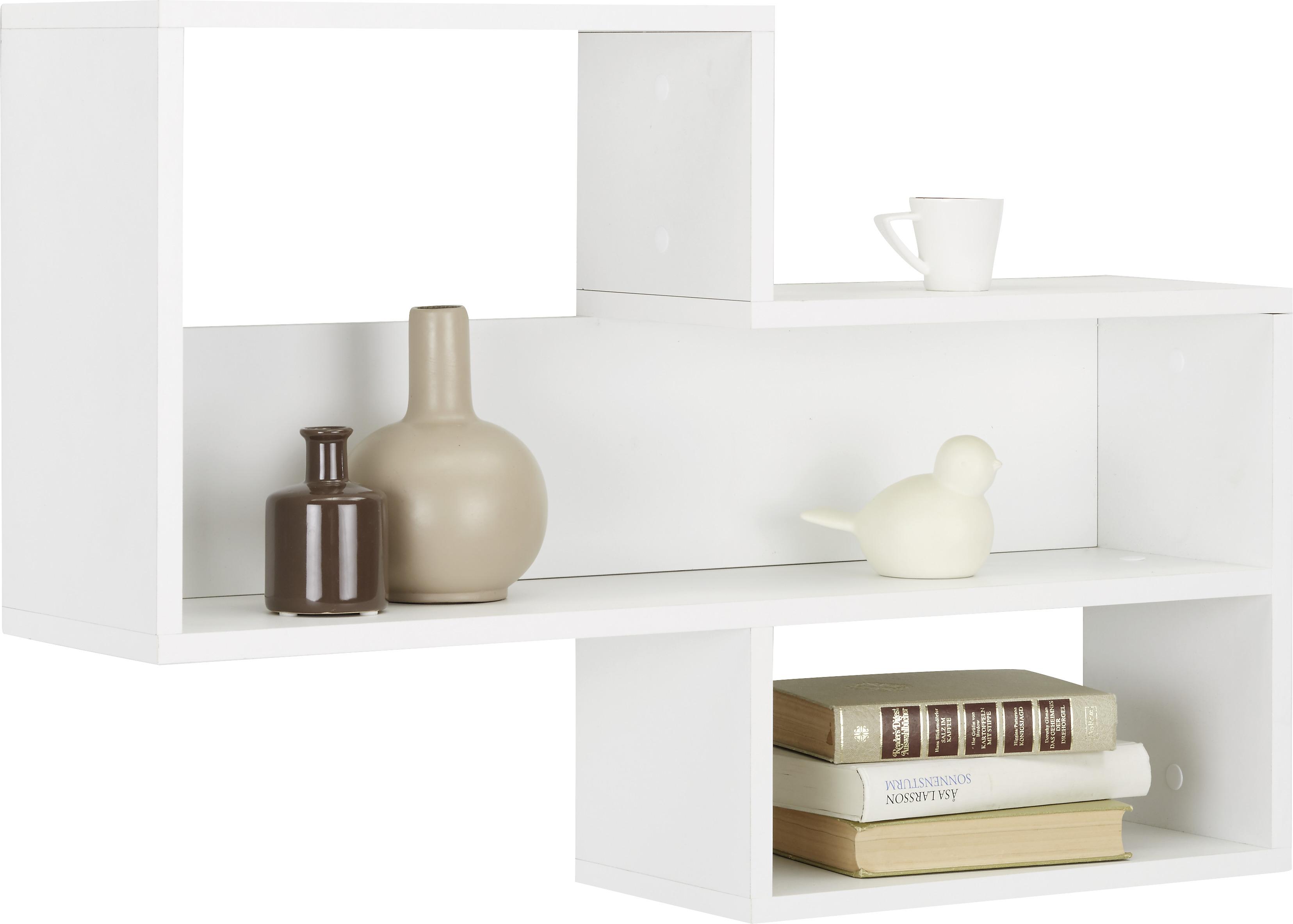 Stenski Regal Dream -Sb-, Bela, 80 X 55 Cm - bela, Moderno, les (80/55/20cm) - Mömax