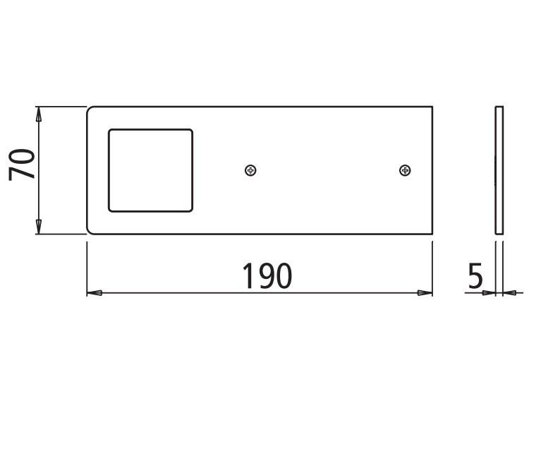 Unterbauleuchten-Set Schwarz max. 5 Watt - Schwarz, MODERN - HKT