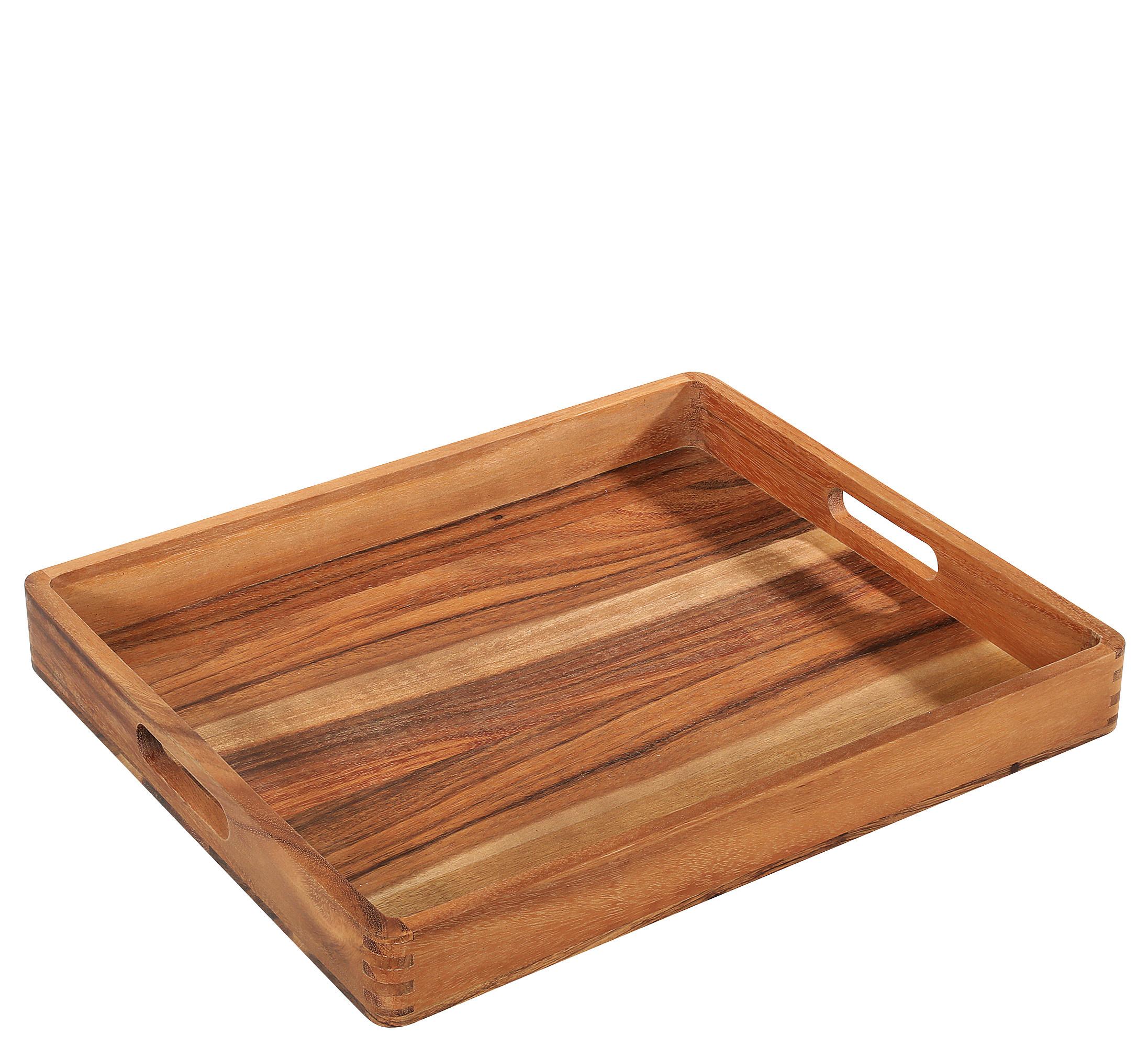 TACA DO SERWOWANIA 059212 - kolor akacjowy, Basics, drewno (52/43/6cm) - Zassenhaus