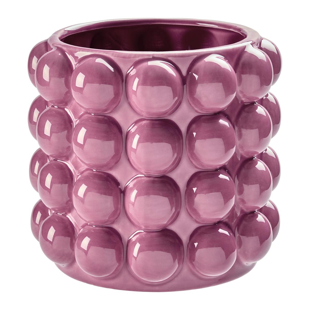 Blumentopf Holly Flieder - Flieder, MODERN, Keramik (15/15/15cm) - Mömax