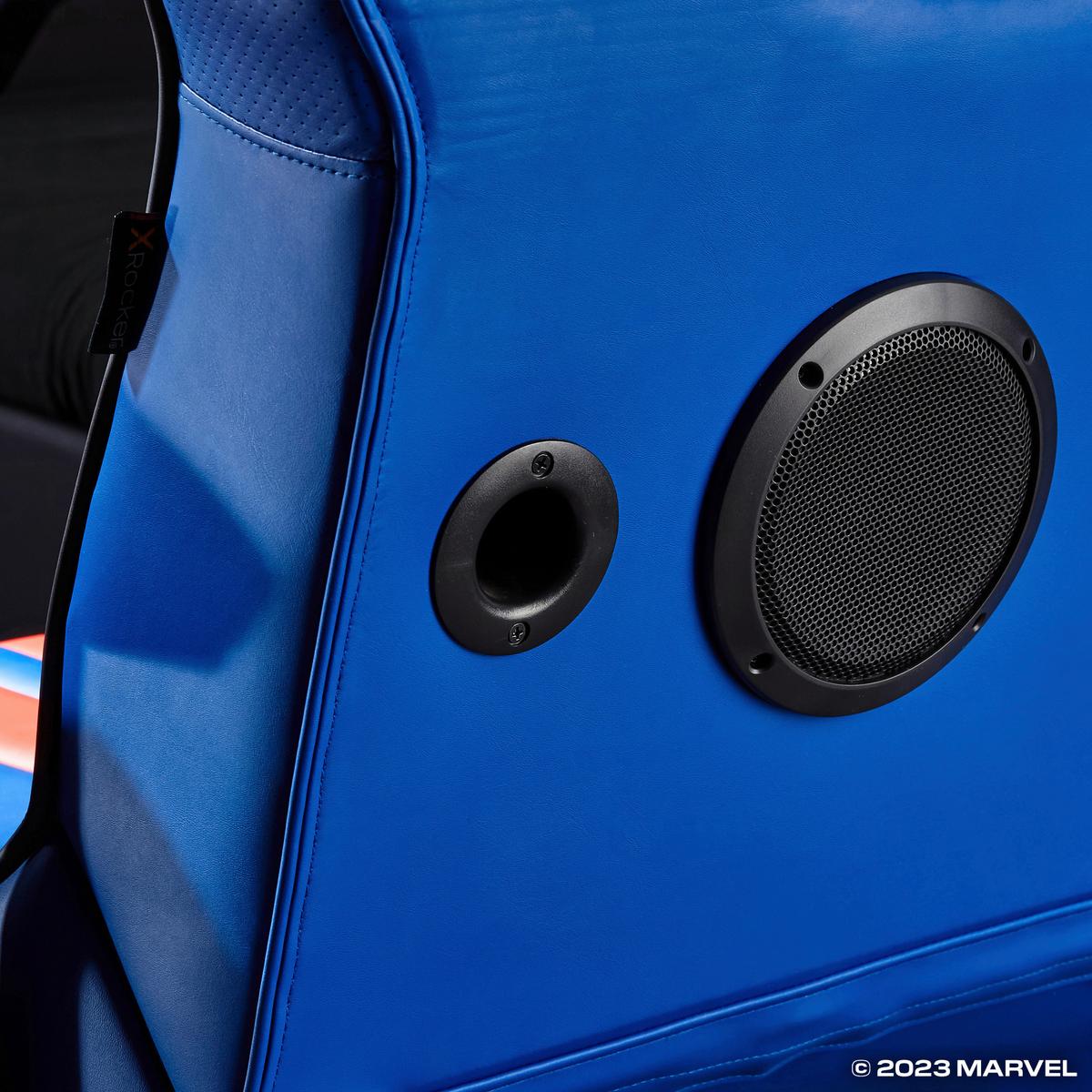 Gamingsessel Marvel ca. 53x102x88cm Blau/Rot Spiderman - Blau/Rot, MODERN, Leder/Holzwerkstoff (53/102/88cm) - X Rocker