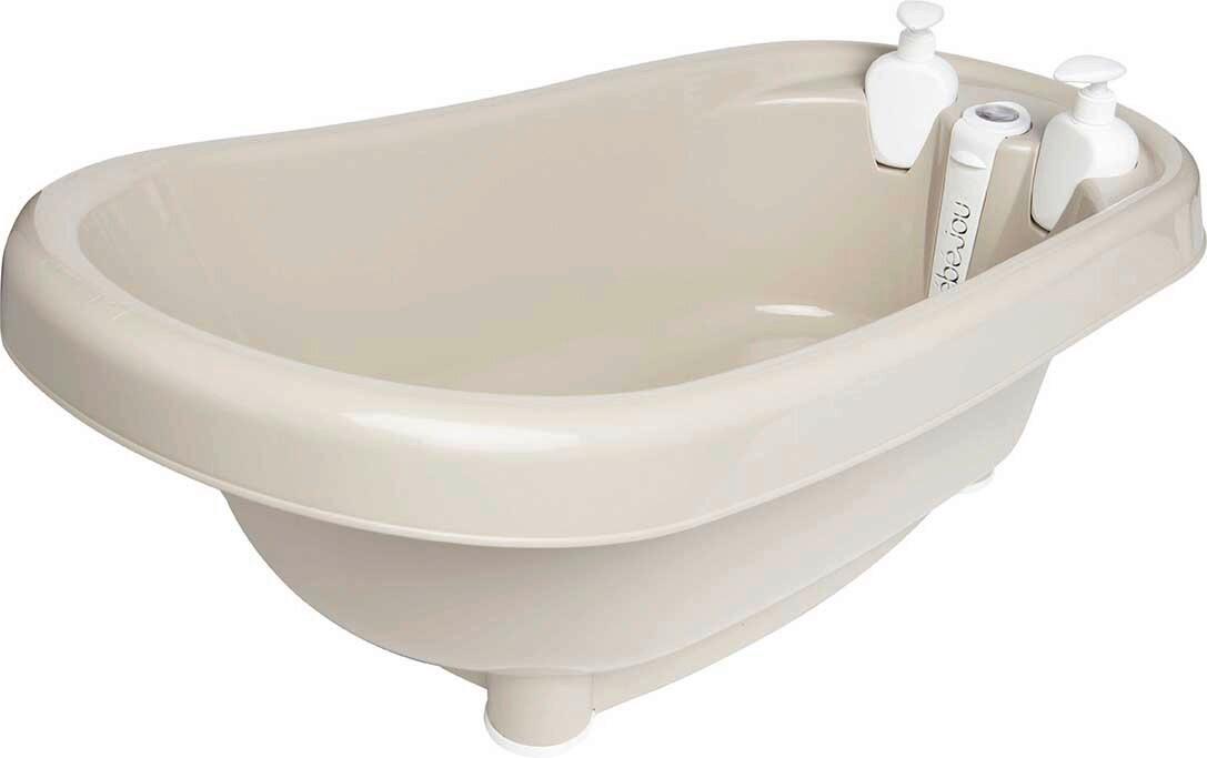 WANIENKA DLA NIEMOWLĄT CLICK - taupe, Basics, tworzywo sztuczne (85/32,1/45,5cm) - Bebe Jou
