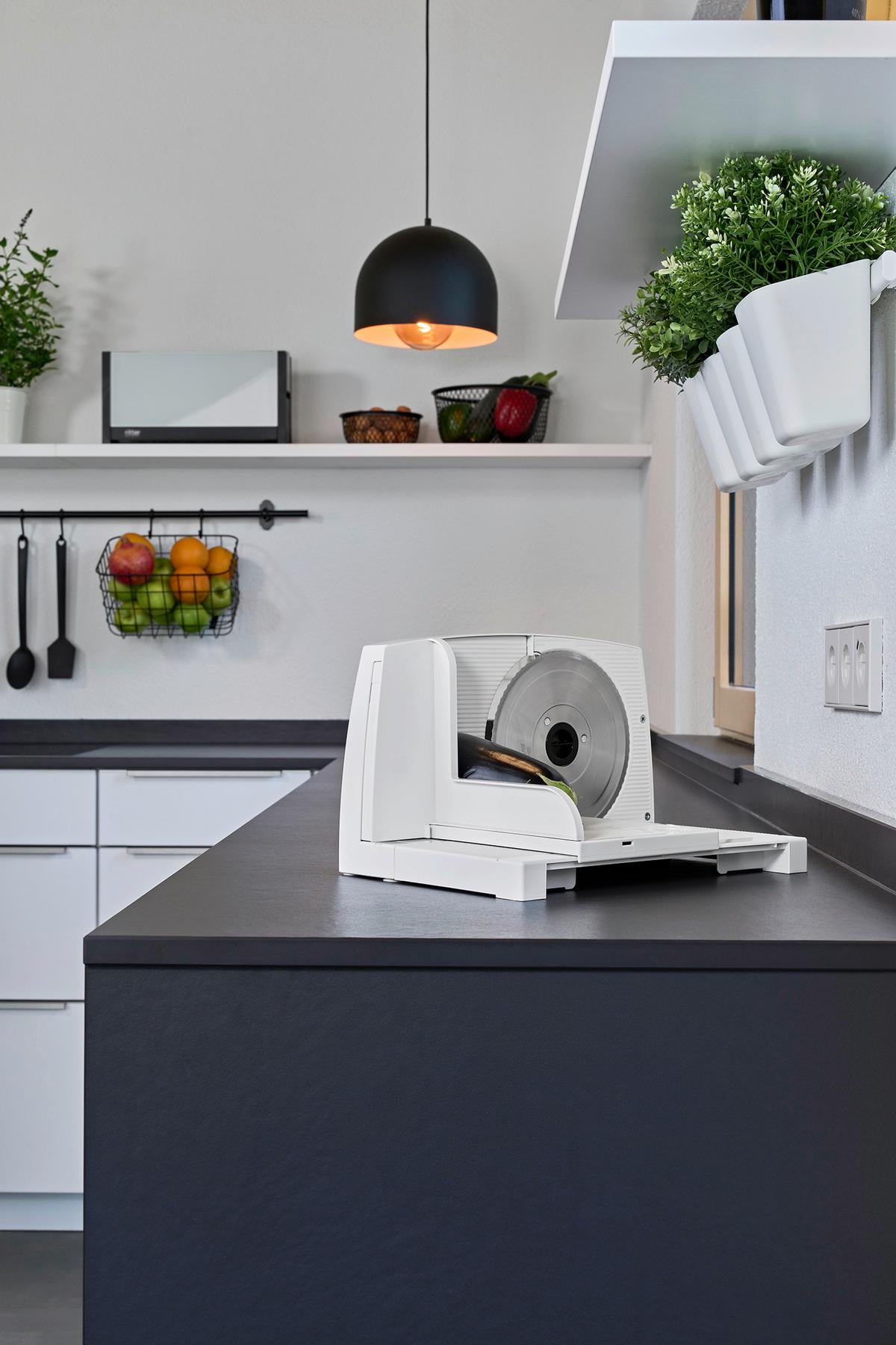 KRAJALNICA UNIWERSALNA 501.000 - biały wysoki połysk, Basics, tworzywo sztuczne/metal (34,8 cm/24/21,5 cmcm)