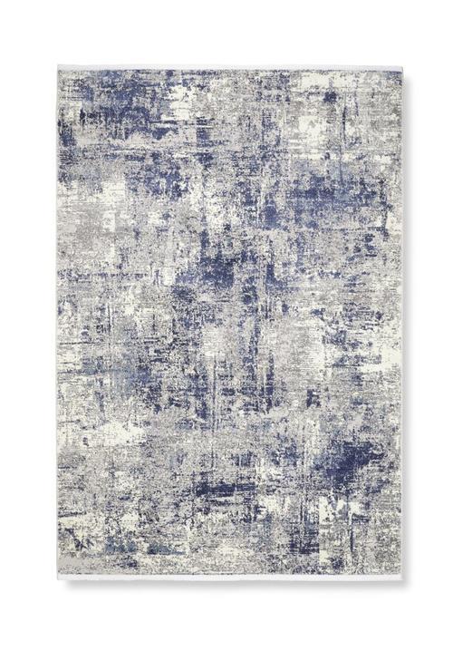 Webteppich Malik ca. 80x150cm - Blau/Grau, MODERN, Textil (80/150cm) - Mömax