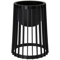 Multifunktionsständer Multivario Schwarz - Schwarz, MODERN, Kunststoff (29,5/40/24,0cm)