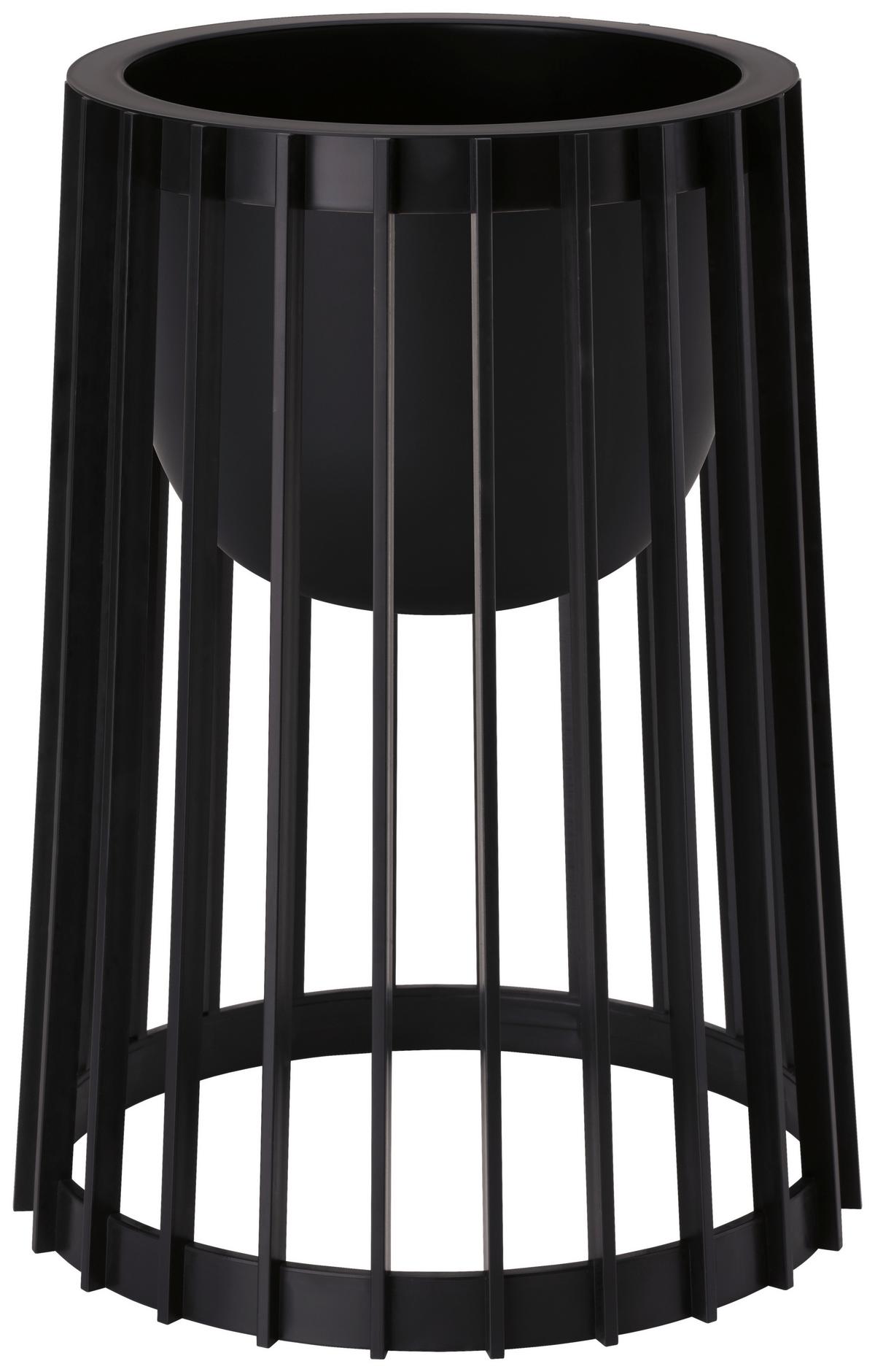 Multifunktionsständer Multivario Schwarz - Schwarz, MODERN, Kunststoff (29,5/40/24,0cm)