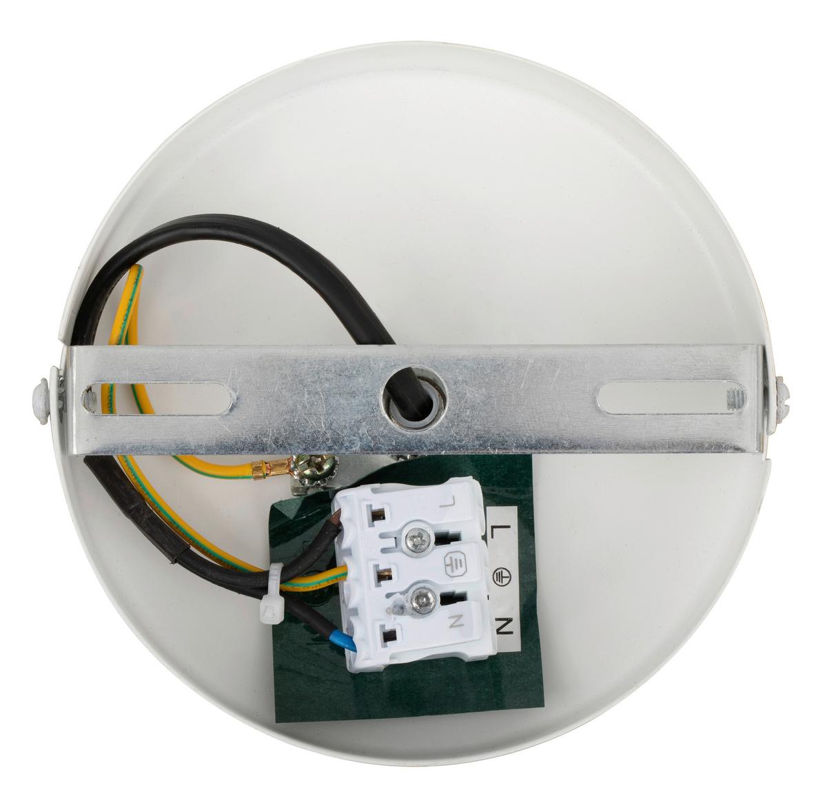 LAMPA SUFITOWA KENDAL - beżowy, Design, metal/tkanina (48/20cm) - Collet's Monde