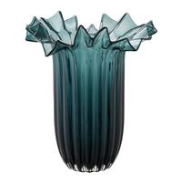 Vase Dunkelgrün - Dunkelgrün, Basics, Glas (25/30cm)