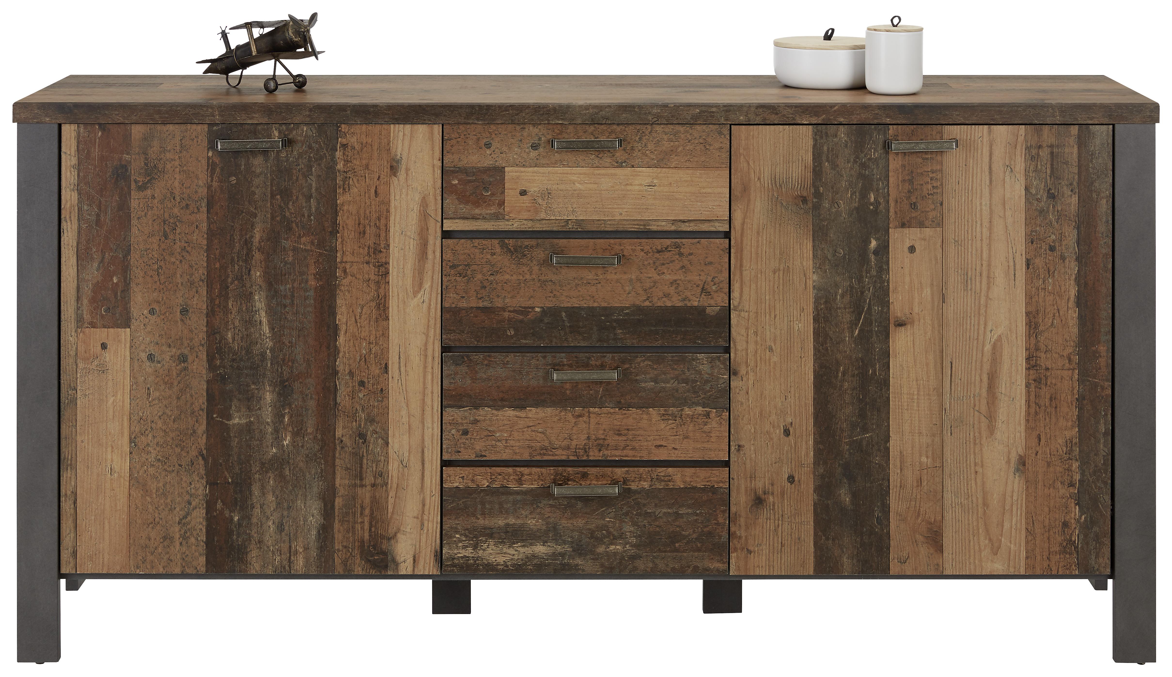 Sideboard Cardiff in Braun - Braun, MODERN, Holzwerkstoff/Metall (179/88/44cm) - Mömax