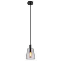 Hängeleuchte Garri max. 40 Watt - Schwarz, Design, Glas/Metall (14,5/120cm) - Globo