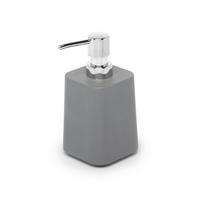 Seifenspender Lilo aus Kunststoff in Grau - Grau, MODERN, Kunststoff (8,25/7,95/15,88cm) - Modern Living